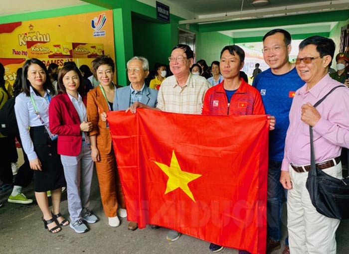 Xạ thủ người Hải Dương Trần Quốc Cường mang "vàng" về cho đoàn thể thao Việt Nam